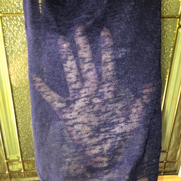 Charlotte Russe Navy Blue racerback tank - Picture 2 of 6